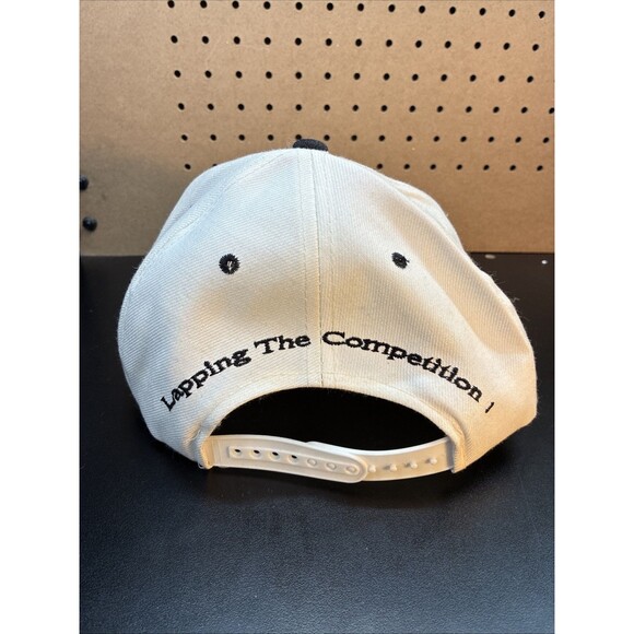 Coed Naked Auto Racing Hat Snapback Vintage 90's White Poly/Wool trucker - Picture 6 of 10